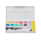 Derwent 12-Colour Paint Pan Set - Pastel Shades (2305865)-Dimensions: 3.93" x 5.78" x 0.9"