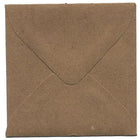 JAM Paper 3.125 x 3.125 Mini Square Envelopes, Brown Kraft Paper Bag Recycled, 100 Pack (52797687A)-Brown Kraft