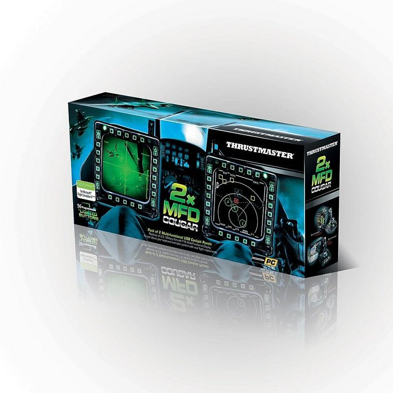 Thrustmaster MFD Cougar Pack, Cockpit Panels for PC, English