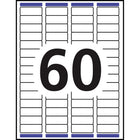 Avery White Rectangle Labels with Easy Peel, 2/3" x 1-3/4", for Laser/Inkjet Printer, 1500 Pack (5195)-Jam and Smudge Free Guaranteed!