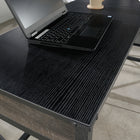 Sauder Foundry Road 36" W Desk Return - Carbon Oak (1 Box)-Impact resistant, high-grade thermoplastic edges.