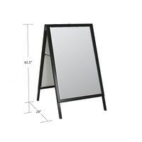 Azar A-Board Sign, Black, 24" x 36" (300241)-Sign Board