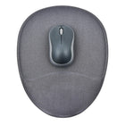 DAC MP-113 "Contoured" Super-Gel Mouse Pad / Wrist Rest - 8-3/4" x 10-3/4" x 3/4" - Grey-Super-Gel cushion provides comfortable and springy support