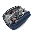 Peak Design Tech Pouch - Charcoal-Elastic accessory loops keep items like pens, knives, SD cards, and batteries - External zip pocket has a cable pass-through for easy device charging