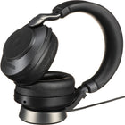 Jabra Evolve2 85, Link 380a, Stereo UC Headset with Stand - Black-Wearing Style: Over-the-Head, Color: Black