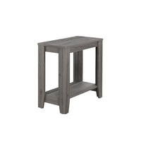 Monarch Specialties 3118 Accent Table - Grey-Stylish, textured wood-like finish