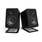 Kanto S6 Desktop Speaker Stand for Large Speakers - Black-Black powder coated finish to match your setup