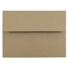 JAM Paper A6 Invitation Envelopes, 4.75 x 6.5, Brown Kraft Paper Bag Recycled, 100 Pack (LEKR650g)-Brown