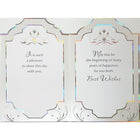Rosedale 5-1/2" x 8" Congratulations on Your Wedding Day Greeting Cards And Envelopes, 6 Pack (19930)-Card shop quality greeting cards