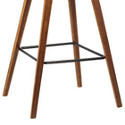 Armen Living Fox 26" Mid-Century Counter-Height Bar Stool - Brown-Great for kitchen, dining, commercial setting or any living space in your home