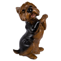 Truu Design Standing Yorkie Dog Figurine, 8.5 inches, Brown-Measurement: this cute dog statue measures 4.5"L x 8"H x 4.5"W in dimensions