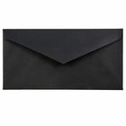 JAM Paper Monarch Envelopes - 3.875" x 7.5" - Black Linen - 50 Pack -Colour: Black Linen
