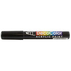 Marvy Uchida Chisel-Tip Acrylic Paint Marker - Black - 2 Pack-Marker Tip: Chisel Point