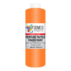 DEMCO EnCouleurs Inc School Fingerpaint - 500 mL - Orange-Finger paint