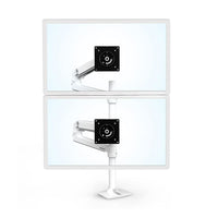 Ergotron 45-549-026 LX Dual Stacking Arm Tall Pole, White-LX Dual Stacking Arm, Tall Pole
