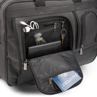 Bugatti 17.3" Business Case on Wheels, Black-Zippered middle section is expandable to help hold everything you need