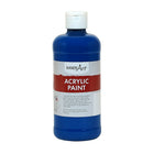 Handy Art Student Acrylic Paint Ultra Blue 16oz, 3 Pack (RPC101065)-Rich and durable Colour dries to a permanent, water-resistant and flexible semi-gloss finish