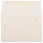 JAM Paper A8 Invitation Envelopes, 5.5 x 8.125, Strathmore Natural White Pinstripe, 250 Pack (191213H)-Blank interior for personalized message