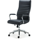 Staples Bentura Bonded Leather Manager's Chair - Black-Tilt tension and tilt lock