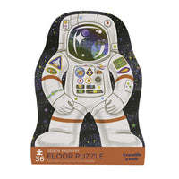 Crocodile Creek Space Explorer Puzzle - 36 Pieces-36 thick puzzle pieces that fit together well for kids ages 3 and up.