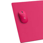 Logitech G840 XL Gaming Mouse Pad - Pink-Rubber Base Keeps It in Place: Low DPI gamers make sweeping, fast hand movements, especially during intense gameplay. The rubber base keeps the entire surface in place providing stability and preventing the cloth from bunching up to maintain smooth mouse movement.