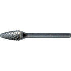 Solid Carbide Burrs, Tree Shape With Ball Nose, 3 Pack-INCH - Double Cut