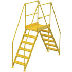 Vestil Crossover Ladder, Platform Height: 60", Overall Span: 104" (COL-6-56-23)-Overall Span: 104"
