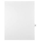 Mark Maker Legal Exhibit Index Tab White Single Tabs, 1/15th Cut, Letter Size, No Holes, Number 160, 25 Pack-White Single Tabs, 1/15th Cut