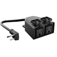 Wemo Outdoor Wi-Fi Smart Plug - White-Featuring two weather-resistant outlets, you can set schedules and control two devices together from anywhere using the app or your voice with Apple HomeKit, Amazon Alexa, or Hey Google