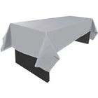 JAM Paper Paper Table Covers, Silver Table Cloths, 5 Pack-5