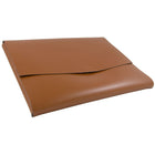 JAM Paper Italian Leather Portfolio With Snap Closure, 10.5 x 13 x 0.75, Brown, 12 Pack (2233320843B)-Dimensions: 10-1/2" x 13" x 3/4" letter