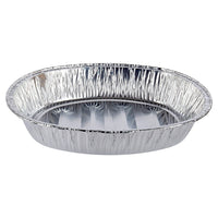 Luciano Large Oval Aluminum Foil Roast Pan, 18.75 x 13.5 inches, Silver, 50 Pieces-Dimensions: 18.75"L x 3.75"H x 13.5"W in dimensions