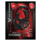 Volkano VX Gaming Team Series Gaming Headset with Mic-Connectors: USB, 3.5mm audio