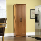 Sauder Home Plus Storage Cabinet, Sienna Oak Finish-Adjustable levellers for uneven surfaces