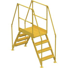 Vestil Crossover Ladder, Platform Height: 40", Overall Span: 67 " (COL-4-36-14)-Overall Span: 67 "