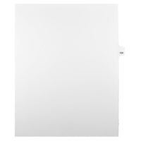 Mark Maker Legal Exhibit Index Tab White Single Tabs, 1/25th Cut, Letter Size, No Holes, Number 109, 25 Pack-White Single Tabs, 1/25th Cut