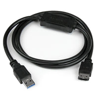 StarTech USB 3.0 to Esata Hdd/Ssd/Odd Adapter Cable, 3Ft Esata Hard Drive to USB 3.0 Adapter Cable, SATA6GBps-Get high external performance from your eSATA drives, with transfer speeds up to 5 Gbps using your USB 3.0-enabled computer