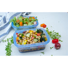 Minimal Silicone Food Storage Container - Blue - 460ml - Set of 2-Capacity: 460ml