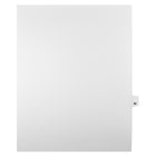 Mark Maker Legal Tabs - Letter Size - White - 1/25th cut - 25 tabs per package - 5 packages Pack - Number 92-White Single Tabs