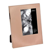 Elegance 4" x 6" Off Center Wide Border Photo Frame, Copper Finish Aluminum-Elegant and Modern design to hold your special photo.