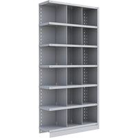 Metalware RK268 Boltless Shelving Unit, 7-Shelves, 36" x 24" x 76", Light Grey-Adjustable shelving system that provides high strength, yet economical storage capacity for your needs