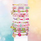 Make It Real Swarovski Jewelry-This 460 piece DIY girls' jewelry making kit has everything girls will need to make 9 earth-toned & nature-themed bracelets including unique beads and charms in the shape of flowers, butterflies, bumblebees and more!