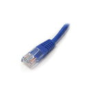 StarTech – Câble de raccordement Cat 5e Utp moulé, 7 pi, bleu-Permet de brancher un poste de travail à une prise murale