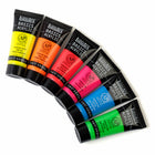 Liquitex Basics Acrylic Paint Tube Set - 6 x 22ml - Fluorescent-Design/packaging: Carton
