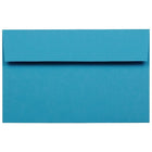 JAM Paper A10 Invitation Envelopes, 6 x 9.5, Brite Hue Blue Recycled, 100 Pack (95443g)-Blue