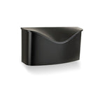 Umbra Postino Mailbox, Black-Wall-mount mailbox with hinged lid