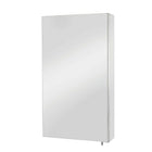 Mirrored Medicine Cabinet, Polished Stainless-Mirrored glass door