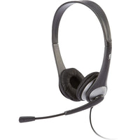 Cyber Acoustics AC-204 Stereo Headset with Microphone-Noise-canceling, over the head, stereo headset