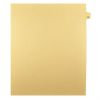 Mark Maker Legal Tabs - Letter Size - Buff - 1/25th cut - 25 tabs per package - 5 packages Pack - Number 103-Buff Single Tabs