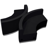 Flash Furniture HERCULES Alon Series Black LeatherSoft Reception Configuration, 4 Pieces-Contemporary Reception Set